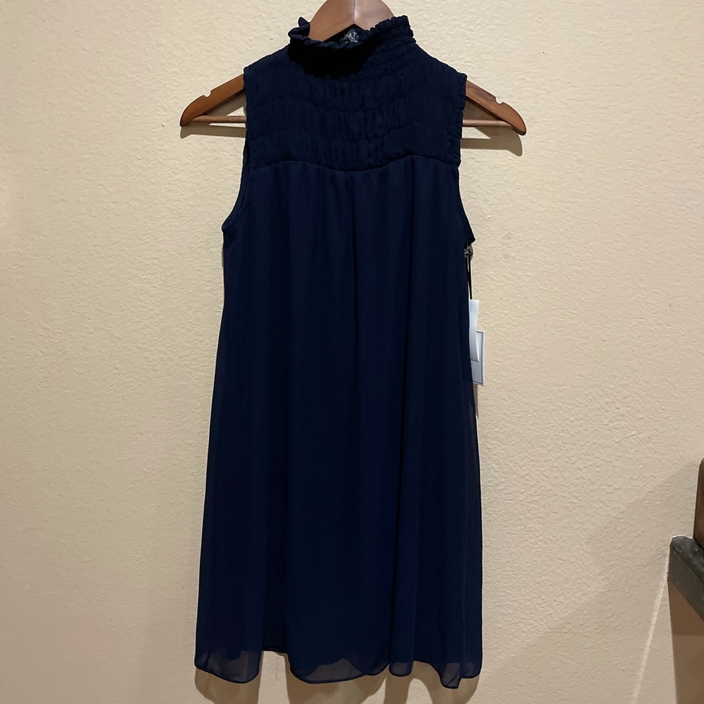1. State Sleeveless Shift Dress in Navy - Picture 10 of 11